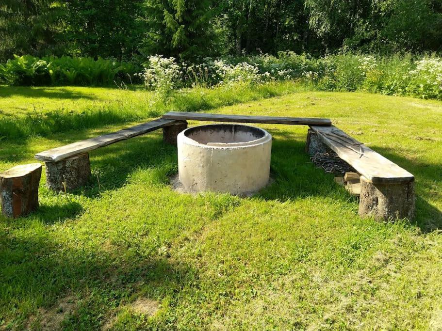 Mukava Mummonmoekki Maaseudun Rauhassa Villa Koivu Bagian luar foto